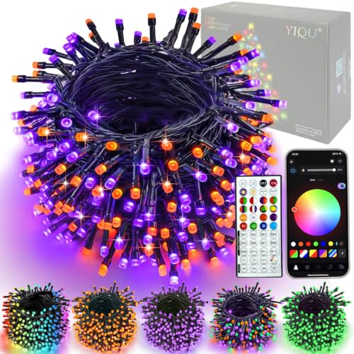 Smart Color Changing Christmas Halloween Tree Light String 79 FT 200 LED