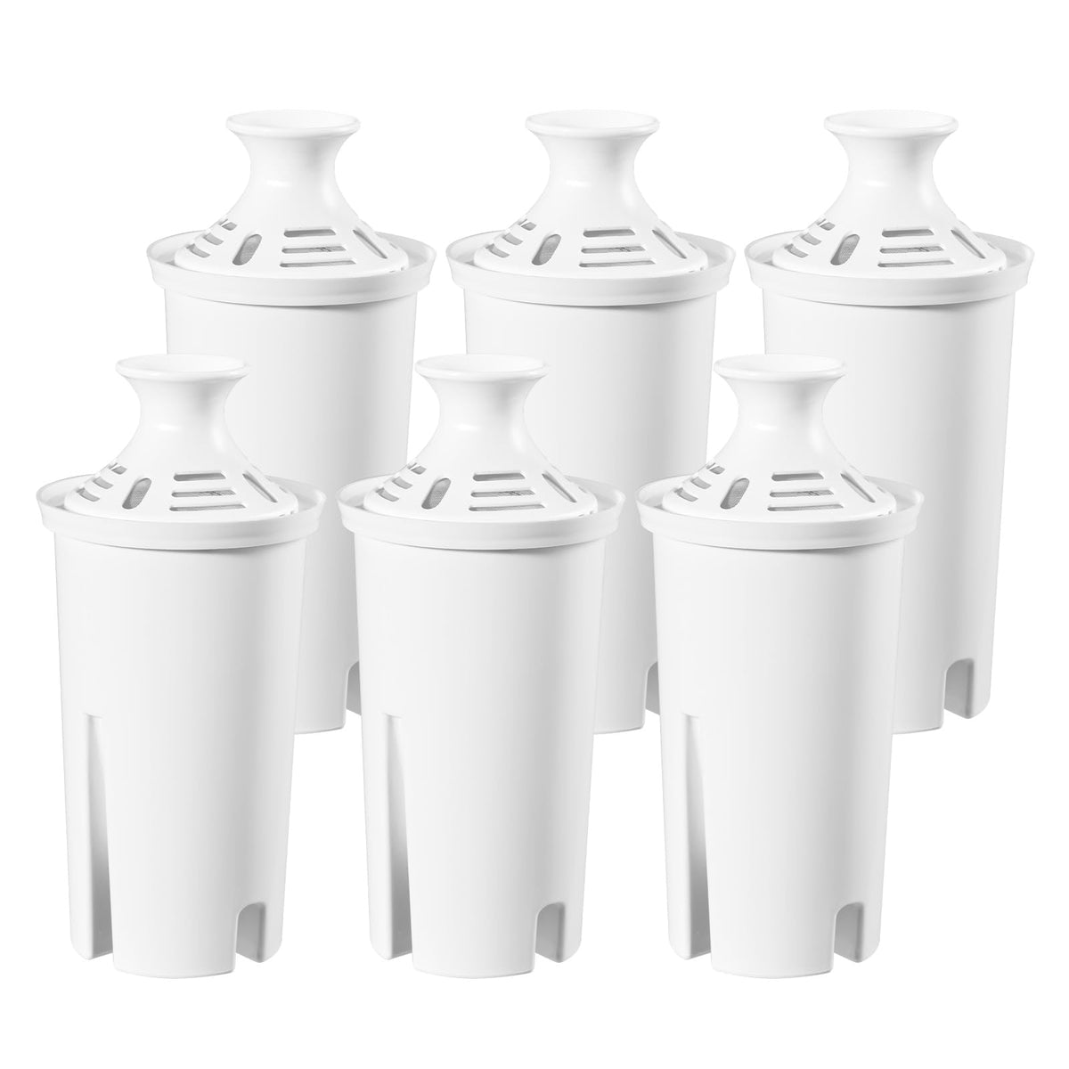 Water Pitcher Filter Replacement for Brita Water Filter, Pitchers and Dispensers, Compatible with Brita Classic,Elite, OB03, Standard, 0806, Ultramax,and Mavea 107007(6 Pack)