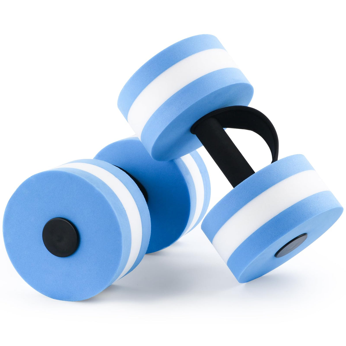Water Weights for Pool Exercise 2Pcs Water Dumbbells Aerobics Pool Barbells Lightweight Resistance Aquatic Dumbbell for Swimming