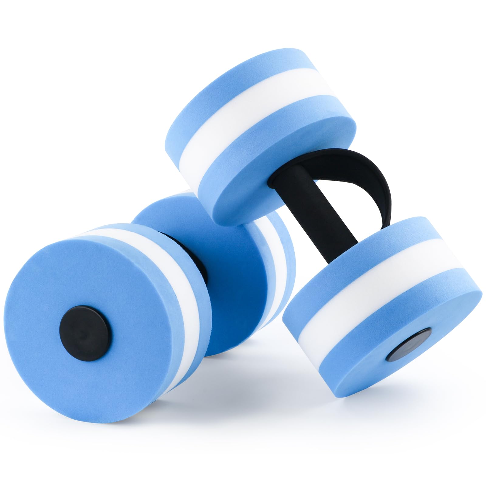 Water Weights for Pool Exercise 2Pcs Water Dumbbells Aerobics Pool Barbells Lightweight Resistance Aquatic Dumbbell for Swimming