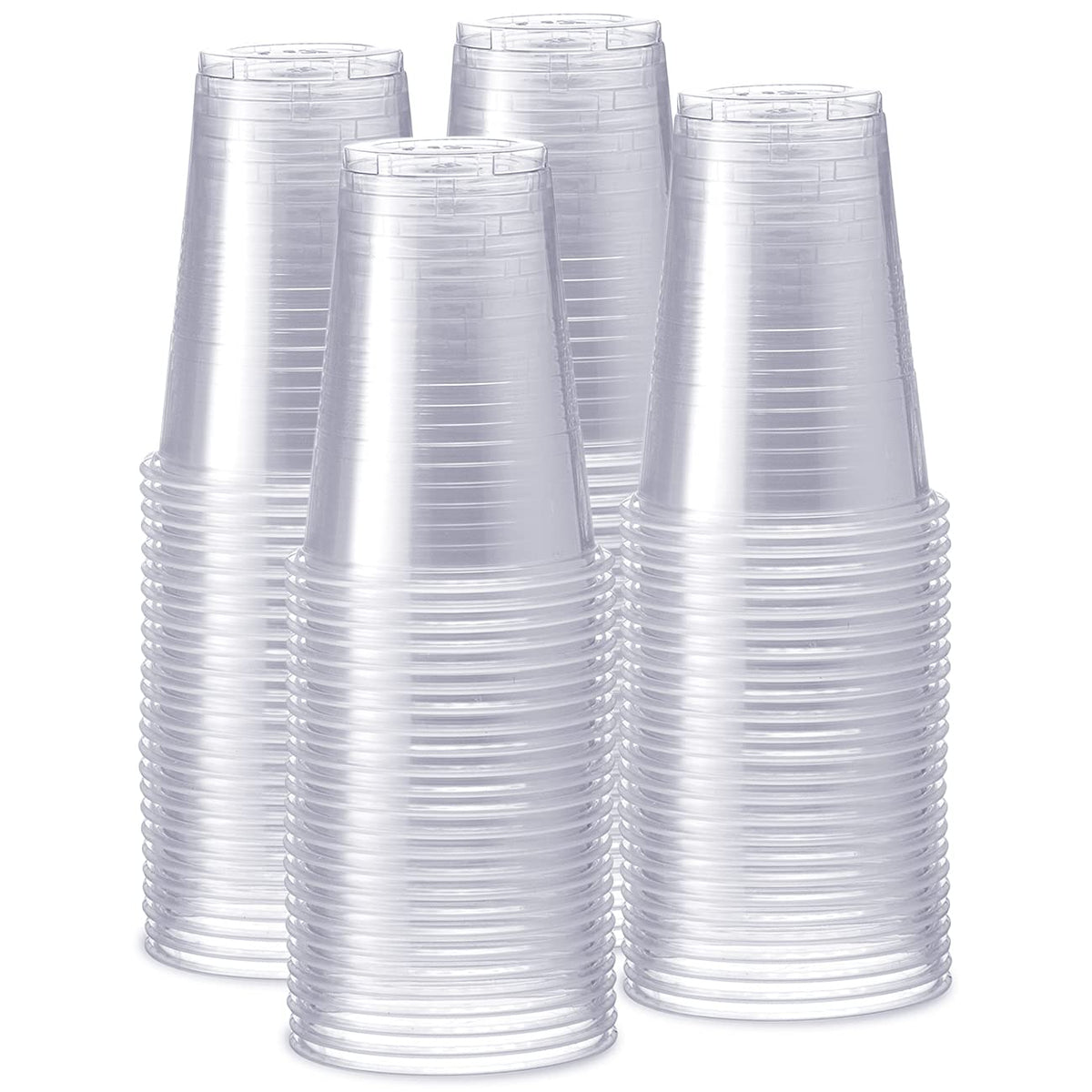 GUSTO 16 oz Clear Plastic Cups [240 Count] Disposable Cold Drinking Cups for Parties, Events, & Everyday Use – BPA-Free, Durable Polypropylene (Formerly Comfy Package)