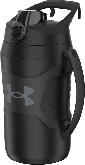 Under Armour Half Gallon Water Bottle Insulated, 64oz Insulated Water Bottle with Handle, Fence Hook, Leak Resistant, for Baseball, Football & More