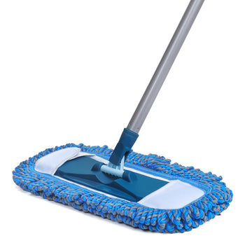 TrueYee Dust Mop for Hardwood Floors with 57" Long Handle Wet & Dry Mops for Catching Pet Hair and Dust Bunny Microfiber Dust Mops for Vinyl, Wood