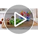 Silicone Popsicle Molds, Ice Pop Molds, Storage Container for Homemade Food, Kids Ice Cream DIY Pop Molds - BPA Free (Blue)