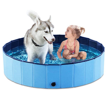 Jasonwell Foldable Dog Pet Bath Pool Collapsible Dog Pet Pool Bathing Tub Kiddie Pool Doggie Wading Pool