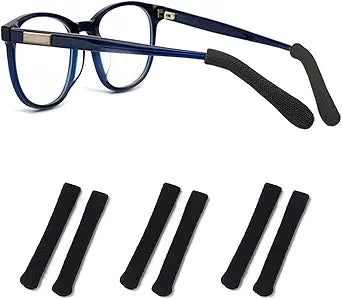 Yauende Soft Knitting Cotton Glasses Ear Cushion, Eyeglasses Temple Tips Sleeve, Non-Slip Comfortable Elastic