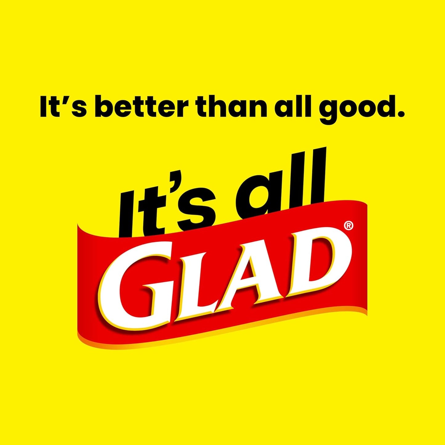 Glad Large 30 Gallon Trash Bags, Unscented Heavy Duty Garbage Bags, Forceflex with Drawstring, 50 Count (Packaging May Vary)