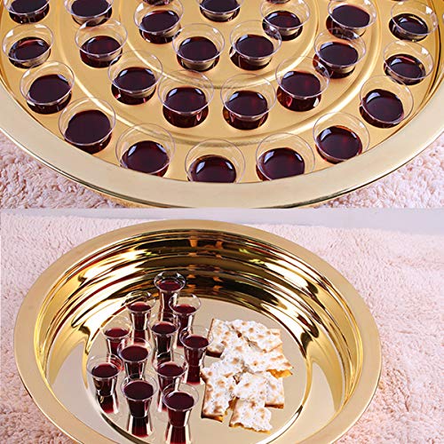 Bekith 1000 Pack Communion Cups, Plastic Disposable Cup Fits Standard Holy Communion Trays, 0.5 Ounce, Clear