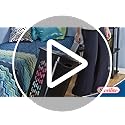 Sterilite Ultra Wheeled Laundry Hamper with Lid, Handle and Wheels for Easy Rolling of Clothes to and from the Laundry Room, Plastic, White, 1-Pack