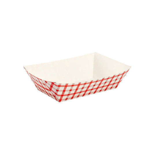 Karat Paper Food Trays Disposable [3 LB - 500 ct] Sturdy Food Boats, Leak Resistant | Ideal for Snacks, Nachos and Finger Foods
