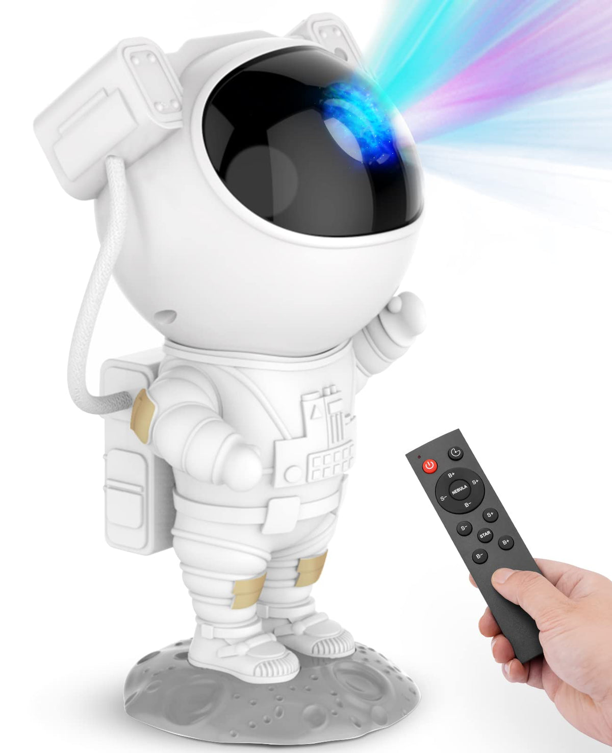 Star Projector Galaxy Night Light - Astronaut Space Projector, Starry Nebula Ceiling LED Lamp with Timer and Remote, Kids Room Decor Aesthetic, for