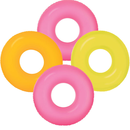 Intex Frost Tube Inflatable Sturdy Swim Pool, 36" (4-Pack)