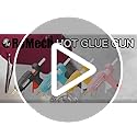 ROMECH Full Size Hot Glue Gun with 60/100W Dual Power and 21 Hot Glue Sticks (7/16"), Fast Preheating Heavy Duty Industrial Gluegun with Storage Case for Crafting, DIY and Repairs (Gray)