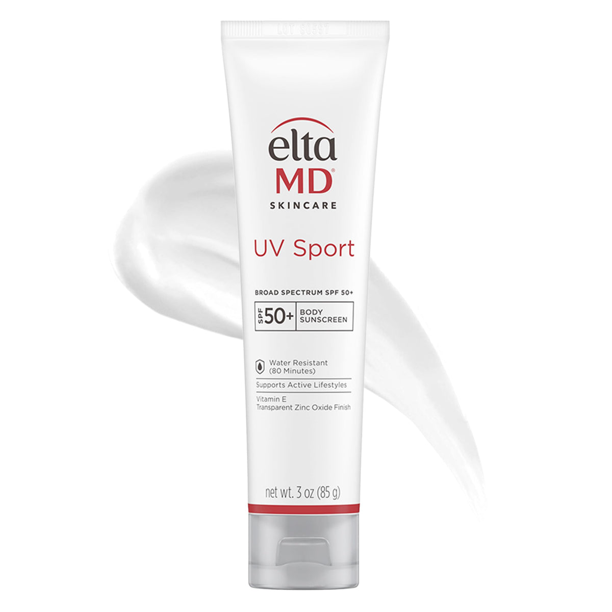EltaMD UV Sport Sunscreen Lotion SPF 50 - Face and Body Sunscreen SPF 50, Water & Sweat Resistant, Zinc Oxide Formula for Active Lifestyles