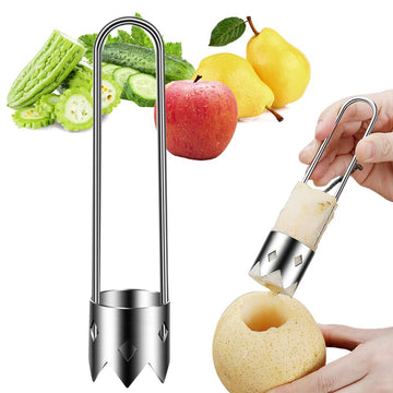 Red Bell Pepper Seed Corer, Reusable Washable Stainless Steel Fruite Cutter Pepper Seed Remover Tool, Tool