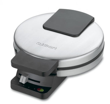 Cuisinart Waffle Maker, 1250W Round Classic Waffle Iron, 5-Setting Adjustable Browning Control, Wmr-canas, Brushed Stainless