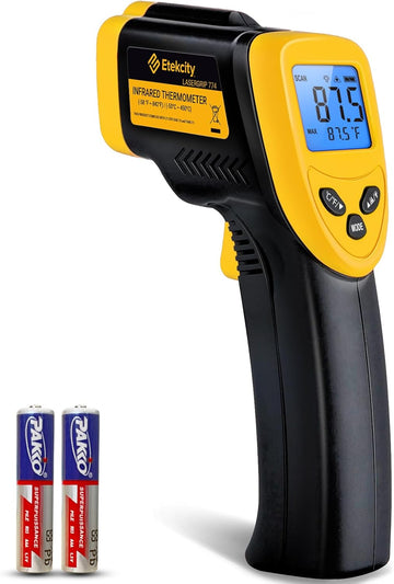 Etekcity Infrared Thermometer Laser Temperature Gun 774, Meat Food Candy Oven Thermometer for Griddle Accessories, Heat Gun