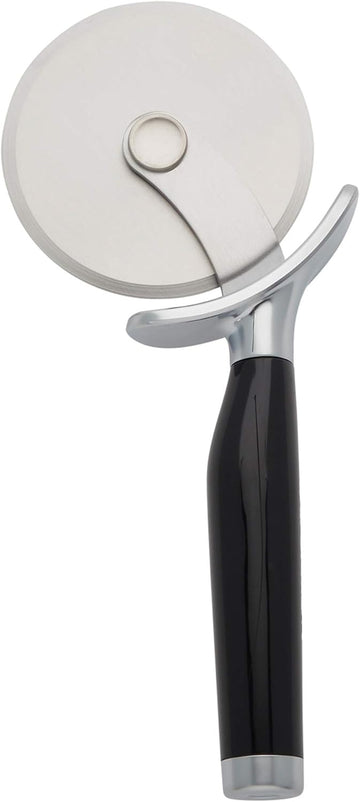 KitchenAid Classic Pizza Wheel with Sharp Blade For Cutting Through Crusts, Pies and More, Built In Finger Guard
