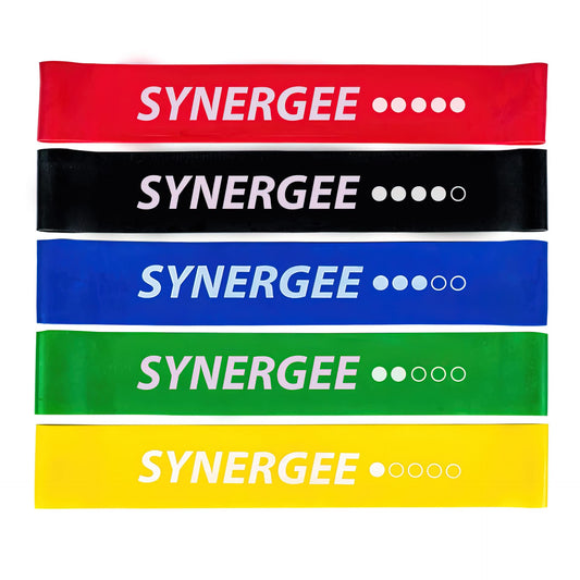Synergee Exercise Fitness Resistance Band Mini Loop Bands that Perform Better When Working Out at Home or The Gym