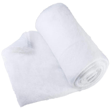 PREXTEX Artificial Snow Roll - Large Fluff for Christmas Village Displays, 94"x31" Tabletop Décor, and Winter Wonderland Party Scenes