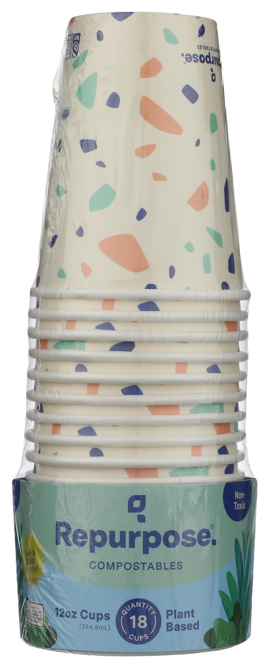 REPURPOSE 12oz Hot Cup 18 Count, 18 CT