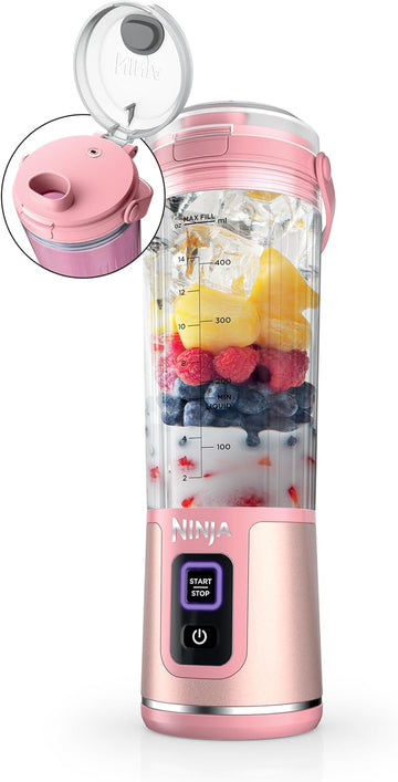 Ninja Blast Portable Blender, Cordless, 18oz. Vessel, Personal Blender For-Shakes and Smoothies, BPA Free, Leakproof-Lid and Sip Spout