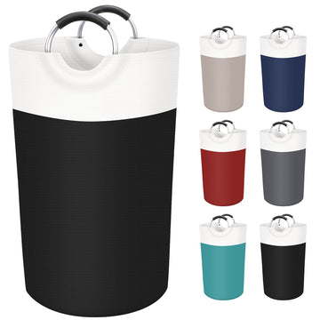 BlissTotes 90L Laundry Basket, Freestanding Laundry Hamper, Collapsible Dirty Clothes Hamper, Waterproof Fabric