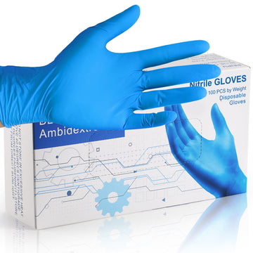 PEIPU Nitrile Disposable Gloves, Powder Free, Cleaning Service Gloves, Latex Free