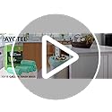 Compostable Trash Garbage bags,AYOTEE 13-15 Gallon Tall Kitchen Trash Bags,Heavy Duty Unscented 1.18Mils 55 Liter,60 Count,Strong Thicken Rubbish Waste Can Liners for Kitchen Garden Home