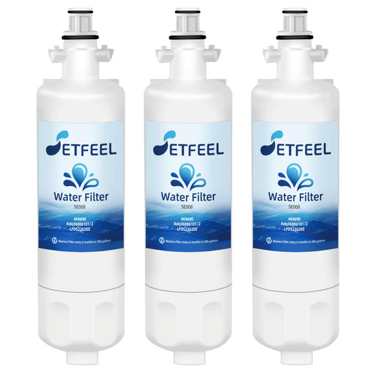 SETFEEL Adq360061 Water Filter Replacement for LG Refrigerator Lt700p Adq36006101 Lfds22520s,Fit Kenmore 9690 469690 Adq36006102 Lfxc24726s Lfxc29626s Rwf1200a Water Filter, 3-Pack