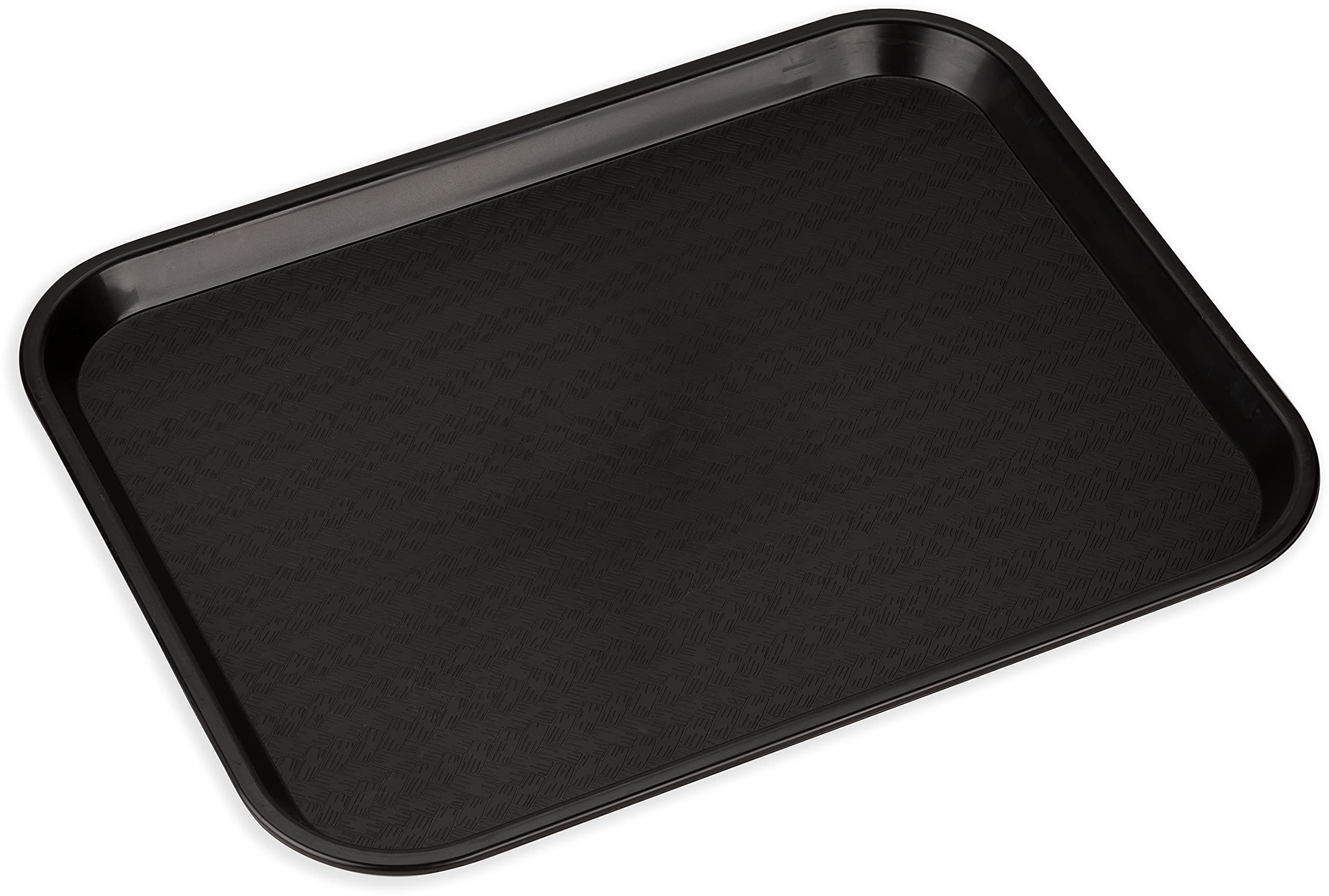 Carlisle FoodService Products Café Cafeteria Tray, Fast Food Tray for Restaurant or Commercial Use, 14" x 18", 1 Count, Black