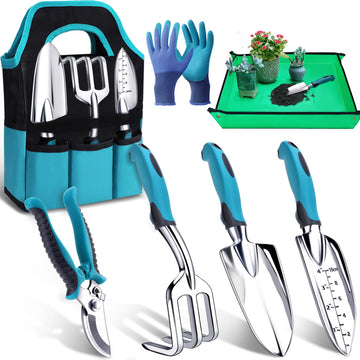 Kynup Garden Tools, Gardening Tools Set with Garden Hand Shovel, Garden Trowel, Rust Resistant Gardening Essentials, Supplies, Garden Stuff