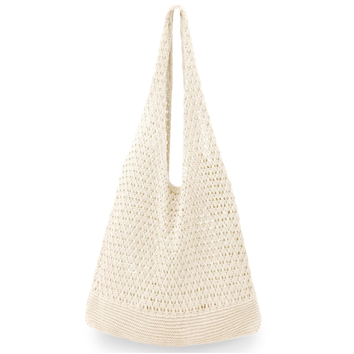 hatisan Crochet Bags for Women - Summer Beach Tote, Aesthetic Hippie Knit Bag