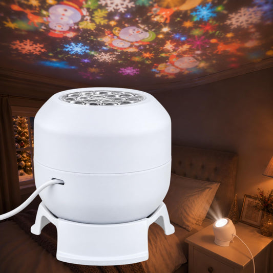 Christmas Projector Light, Dynamic Rotating USB Indoor Decor