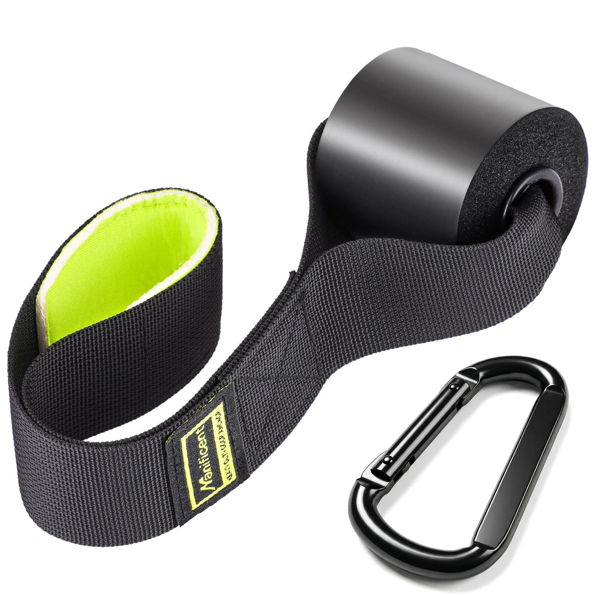 Manificent Door Anchor for Resistance Bands, Heavy Duty Padded Door Anchor System Door Hook, Must-Have Workout Exercise Bands Attachment Compatible for Loop Bands, Resistance Tube