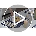 JOLLY CHEF 10 inch Disposable Paper Plates 140 Count, Soak Proof, Cut Proof, Heavy Duty Paper Plates for Everyday Use