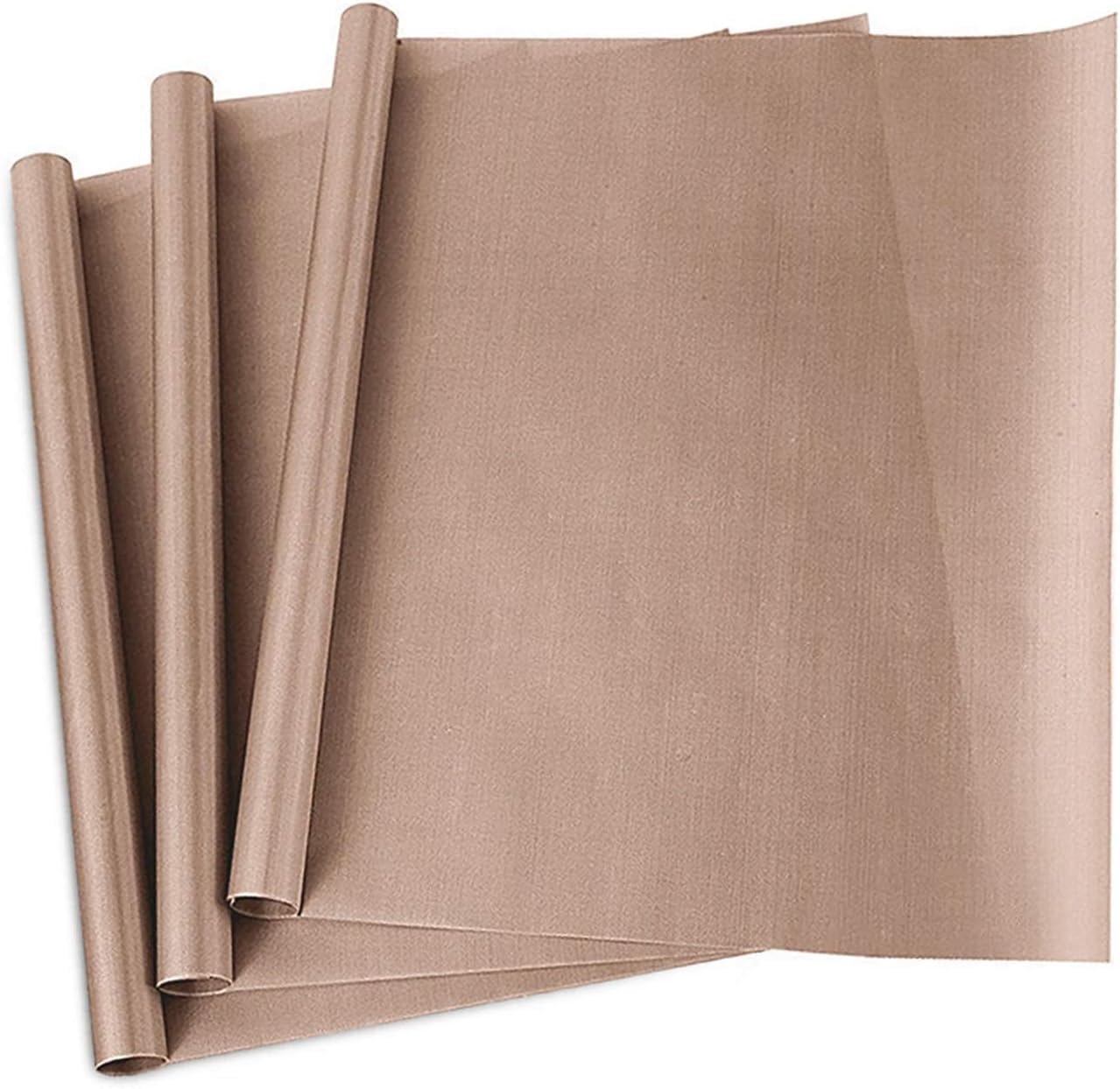 3 Pack PTFE Teflon Sheet for Heat Press Transfer Sheet Non Stick 16 x 20 Heat Transfer Paper Reusable Heat Resistant Craft Mat