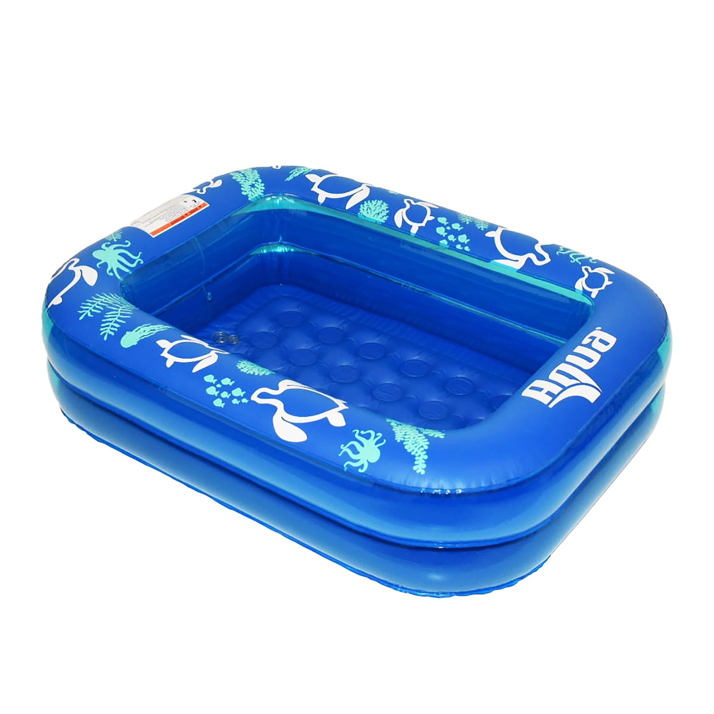 Aqua Inflatable Tanning Pool Lounger, Premium Pool Float with Cupholders and Removeable Pillow for Relaxation and Fun