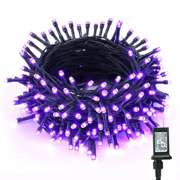 BrizLabs Purple Halloween String Lights Connectable Plugin 78.74 ft 240 LED