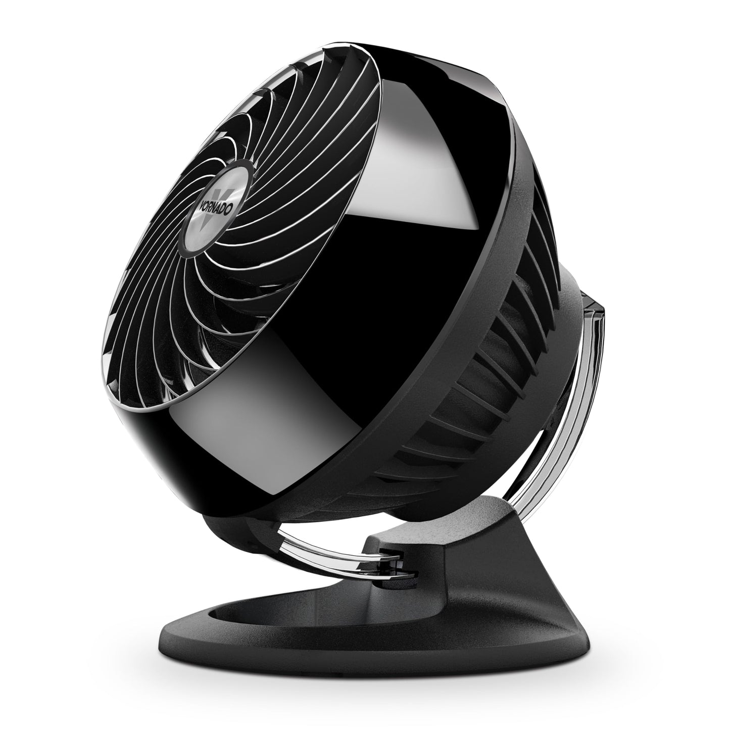Vornado 160 Personal Air Circulator, Small Fan for Dorm, Desk, and Bedside, Powerful Personal Cooling, 2 Speed Settings, Vortex Air Circulation, Chrome Glide Bar, Multi-Directional Airflow, Black