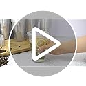 Ginkgo 100-Pack 20oz Clear Plastic Iced Coffee Cups with Lids and Straws, Leak-Proof & Sturdy Disposable To Go Cups for Smoothies, Milkshake, Cold Beverages, Coffee Bar Accessories
