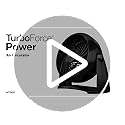 Honeywell TurboForce Air Circulator, Small Tabletop Fan, Quiet Personal Fan for Home or Office, 3 Speeds, 90 Degree Pivoting Head, Black, HT900