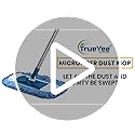 TrueYee Dust Mop for Hardwood Floors with 57" Long Handle Wet & Dry Mops for Catching Pet Hair and Dust Bunny Microfiber Dust Mops for Vinyl, Wood, Tile, Laminate Flooring