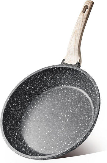 CAROTE Nonstick Frying Pan Skillet, Non Stick Granite Fry Pan Egg Pan Omelet Pans, Stone Cookware Chef's Pan, PFOA Free