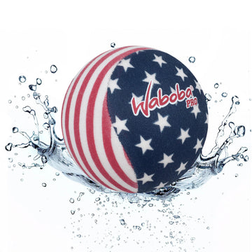 Waboba Water Skipping Ball Toy for Swimming Pool and Beach Games - Water Bouncing Ball Gift for Kids and Teens – Stars & Stripes