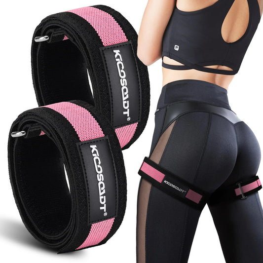 Booty Bands for Women, Glute Bands & BFR Bands for Legs, Adjustable Blood Flow Restriction Bands for Squats, Hip Thrusts, Glute Workouts & Lower Body Training,with Carry Bag