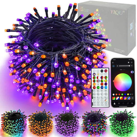 Smart Color Changing Christmas Halloween Tree Light String 79 FT 200 LED