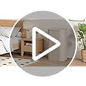 Lifewit 105L Large Laundry Basket with Lid, Laundry Hamper with Plastic Handles and Removable Bag, Foldable Tall Dirty Clothes Hampers for Laundry for Laundry Room, Bedroom, Bathroom, Dorm, Beige
