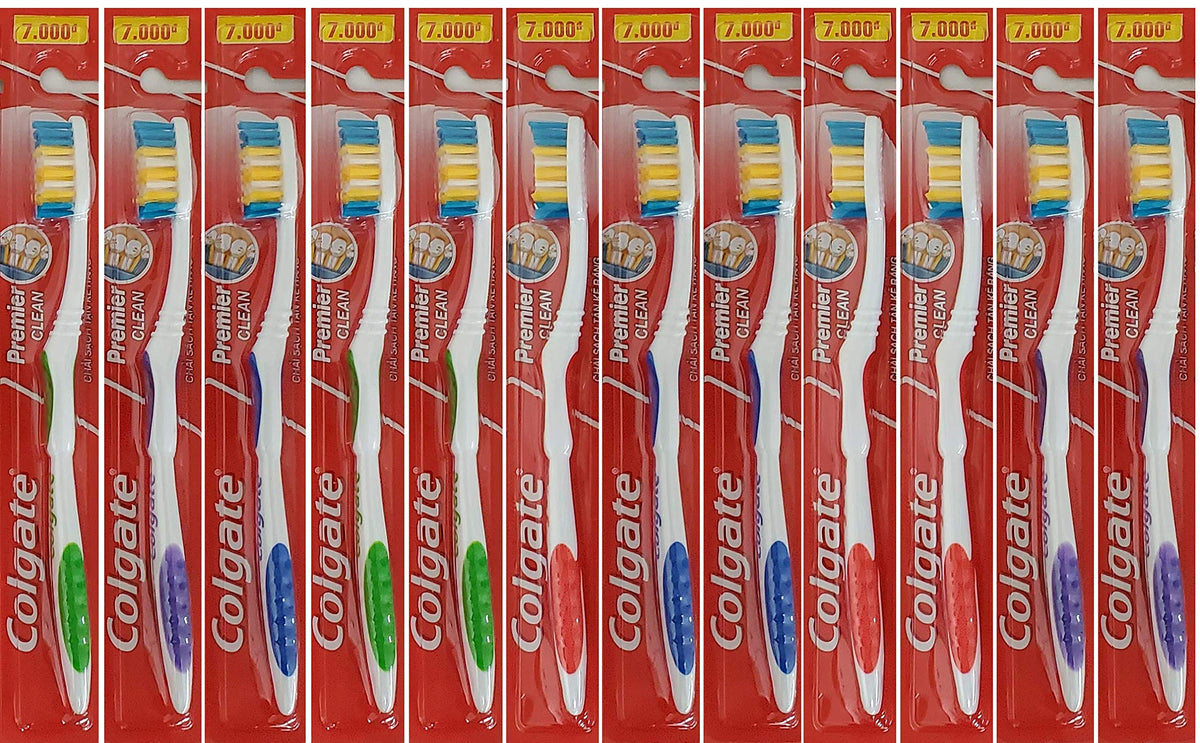 Colgate Toothbrushes Premier Extra Clean(Pack of 12 ),Multicolor,Corded Electric