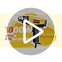 SEEKONE 1800W Heat Gun Compact Design Heavy Duty Hot Air Gun 122℉-1202℉（50℃- 650℃）Variable Temperature Control for 2 Speed Settings with 4 Nozzels for Crafts, Vinyl Wrap, Shrink Tubing